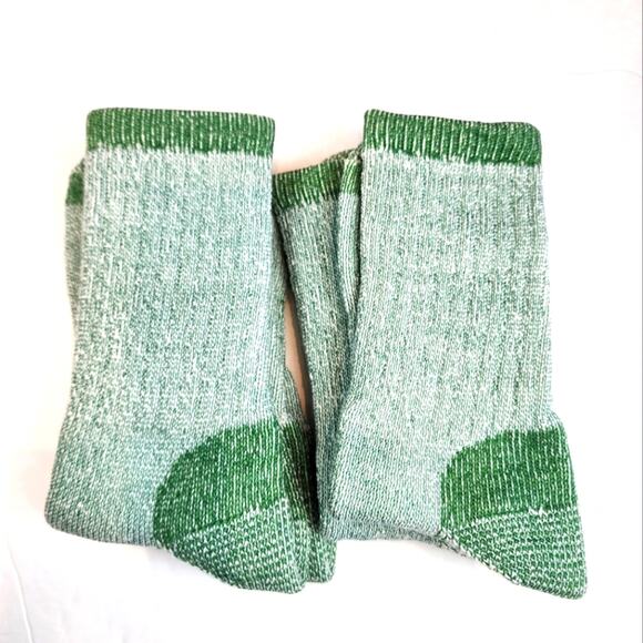 Unbranded Accessories - Thermal Socks Green Antimicrobial Wool Socks Women's One Size Fits Most New